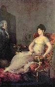 Francisco de Goya Portrat der Marquesa von Villafranca oil